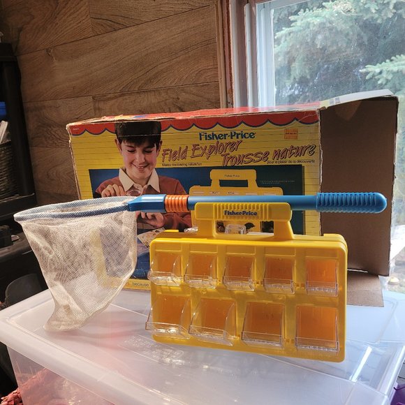 1987/88 Fisher Price Field Explorer Set with Box - Picture 1 of 16